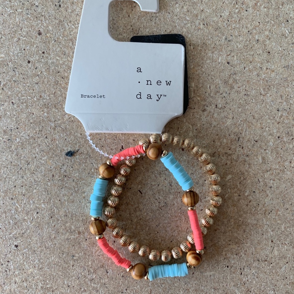 A New Day: Beaded Bracelet - Set of 2
